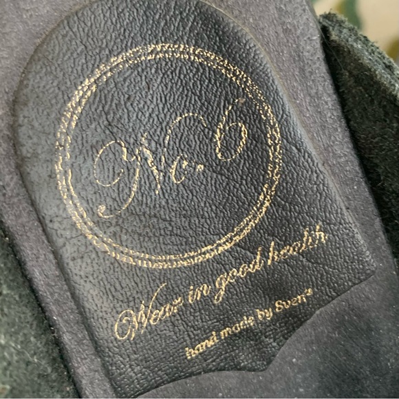 No. 6 Black leather clogs - Picture 7 of 11